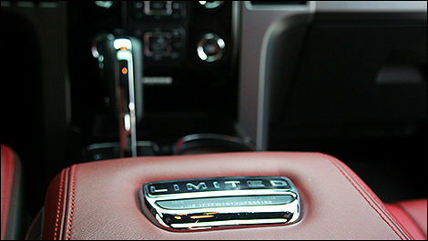 2013 Ford F-150 Limited inside