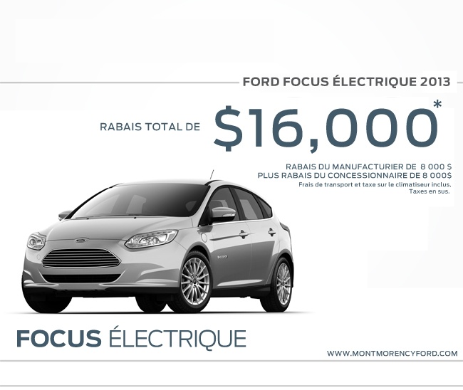 Ford Focus Électrique 2013, concessionnaire Ford à Brossard